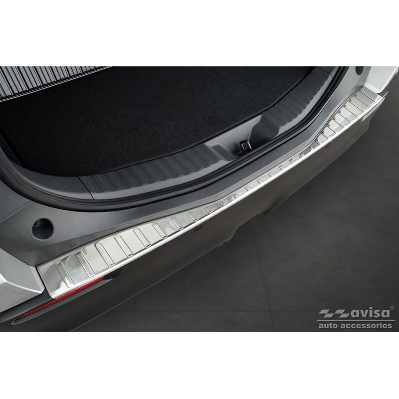 RVS Achterbumperprotector passend voor Toyota bZ4X 2021- & Subaru Solterra 2022- 'Ribs'
