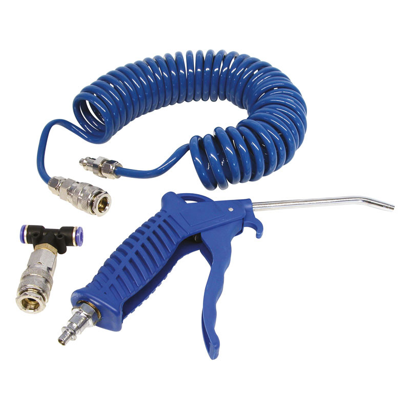 Luchtpistool + spiraal 5-meter