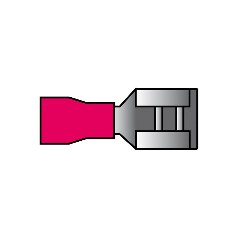 Kabelverbinders 541 rood blister 10-stuks