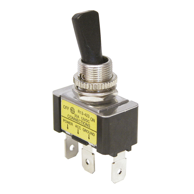 Schakelaar on/off zwart