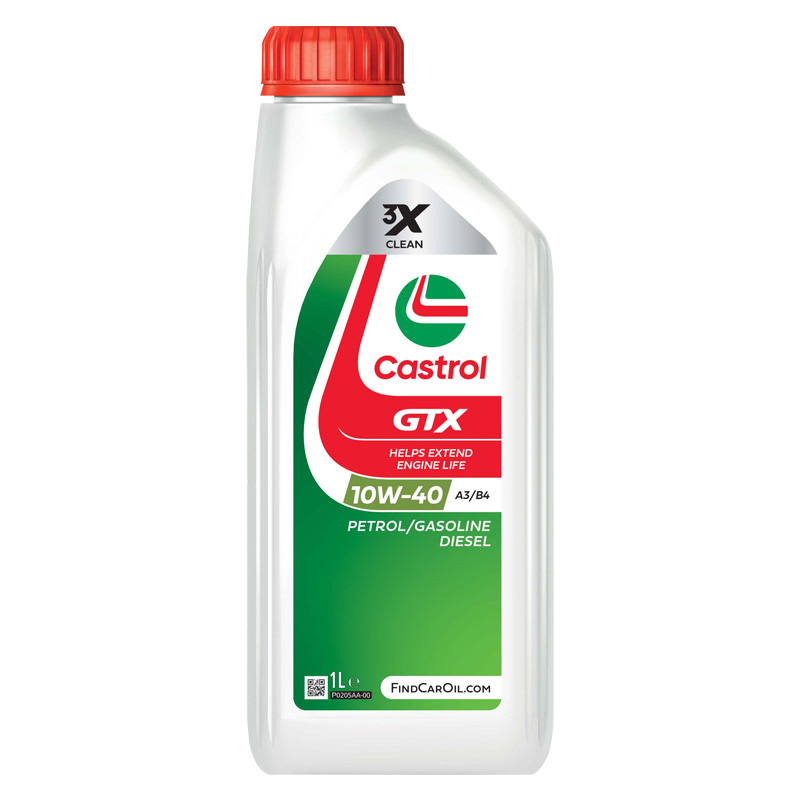Castrol Motorolie GTX 10W-40 A3/B4 1-liter