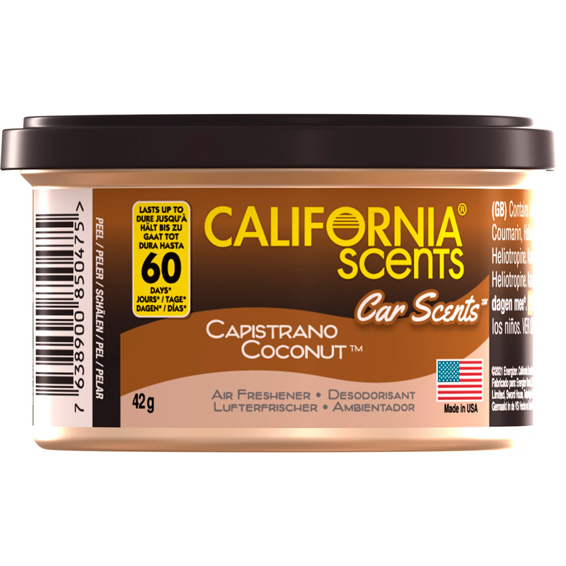 California Scents Luchtverfrisser - Capistrano Coconut - Blikje 42gr