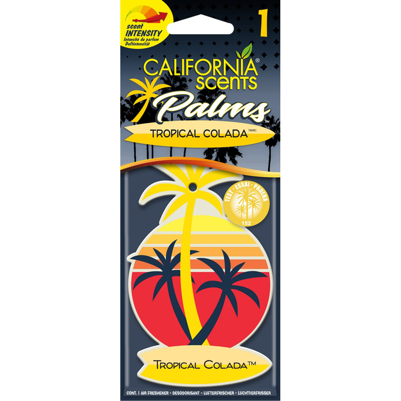 California Scents Palm Tree Luchtverfrisser - Tropical Colada - 1 stuk