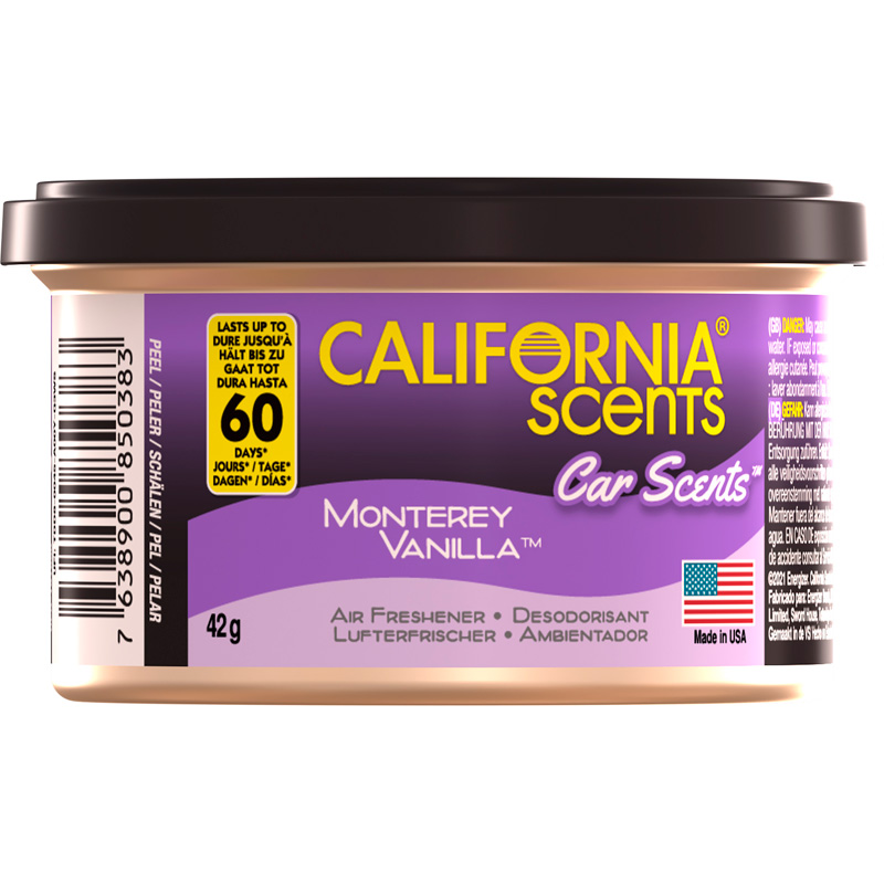 California Scents Luchtverfrisser - Monteray Vanilla - Blikje 42gr