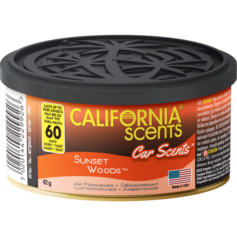 California Scents Luchtverfrisser - Sunset Woods - Blikje 42gr