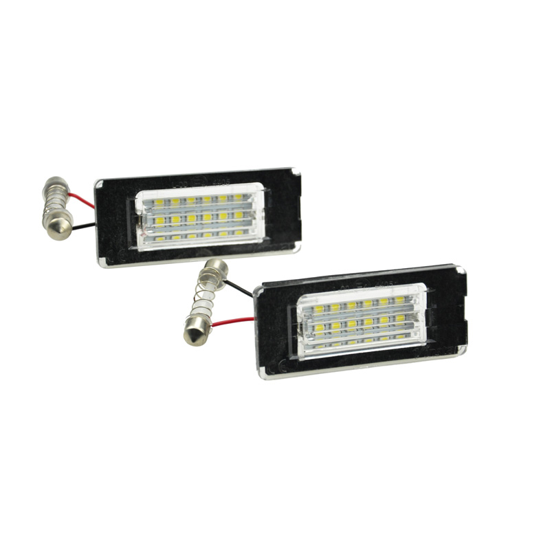 Set LED Nummerplaatverlichting passend voor Mini One/Cooper/S/Cabrio/Coupe/Roadster R56/R57/R58/R59 2006-2014