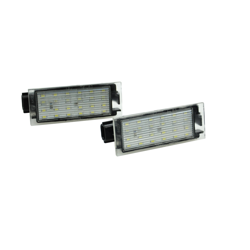 Set LED Nummerplaatverlichting passend voor Renault/Opel diverse modellen