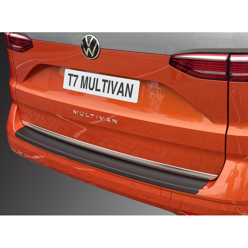 ABS Achterbumper beschermlijst passend voor Volkswagen Multivan T7 2021- Zwart