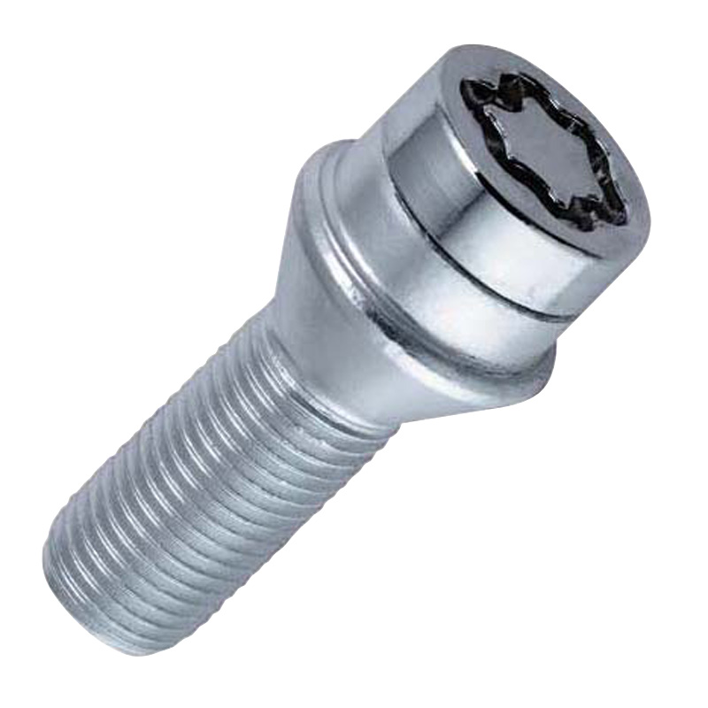McGard Slotboutenset M12x1.25 - Konisch - Lengte 37mm (19mm kop)