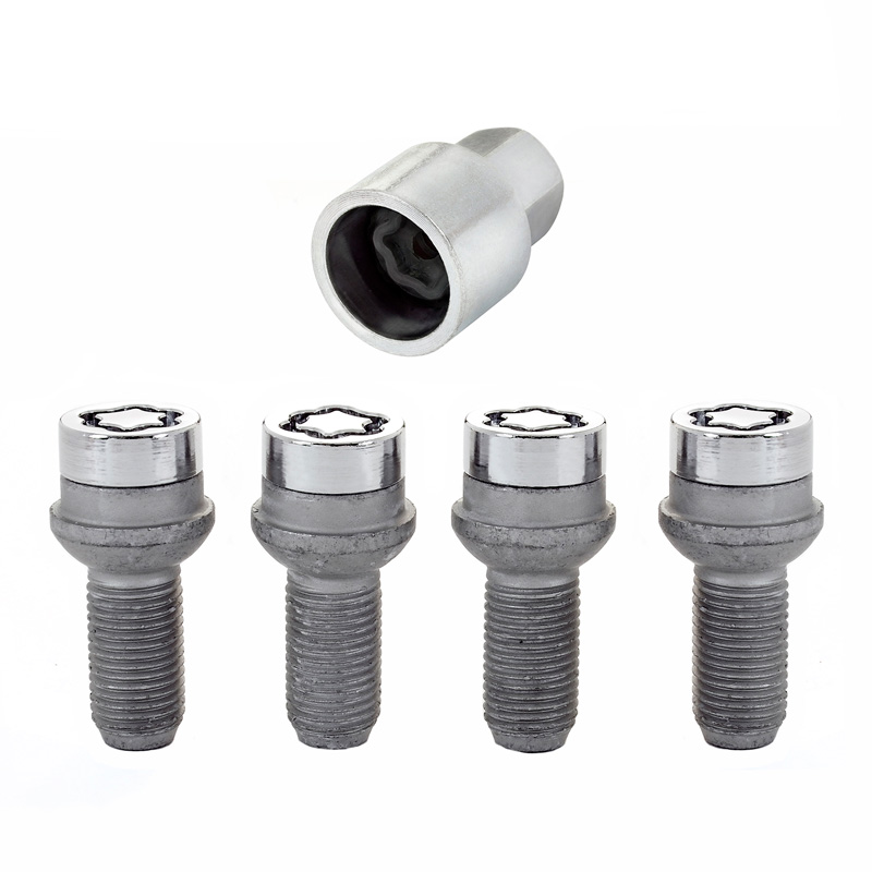 McGard Slotboutenset M14x1.50 - Bolkonisch R13 - Lengte 26.7mm (17mm kop)