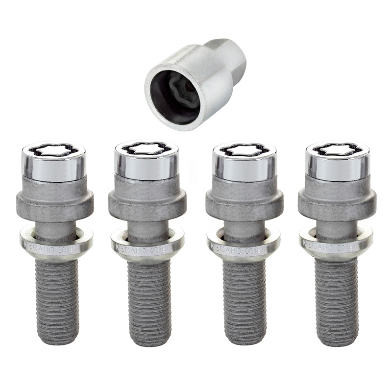 McGard Slotboutenset M14x1.50 - Bolkonisch R12 - Lengte 41mm (17mm kop)