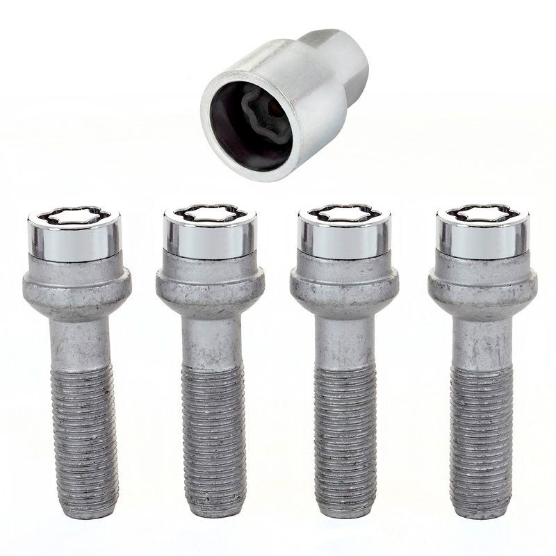 McGard Slotboutenset M14x1.50 - Bolkonisch R12 - Lengte 34,5mm (17mm kop)