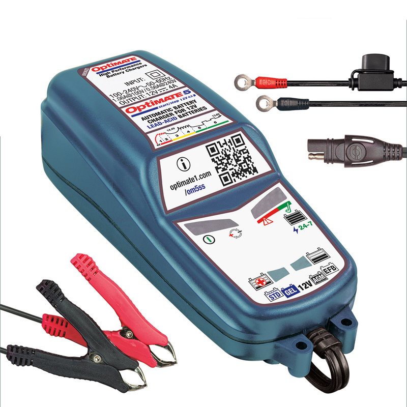 Optimate 5 12V/4.0Amp 6-staps Acculader / tester / onderhouder