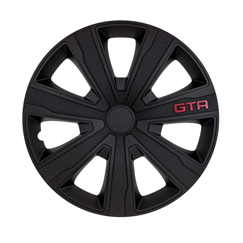 4-Delige J-Tec Wieldoppenset GTR Carbon 15-inch zwart
