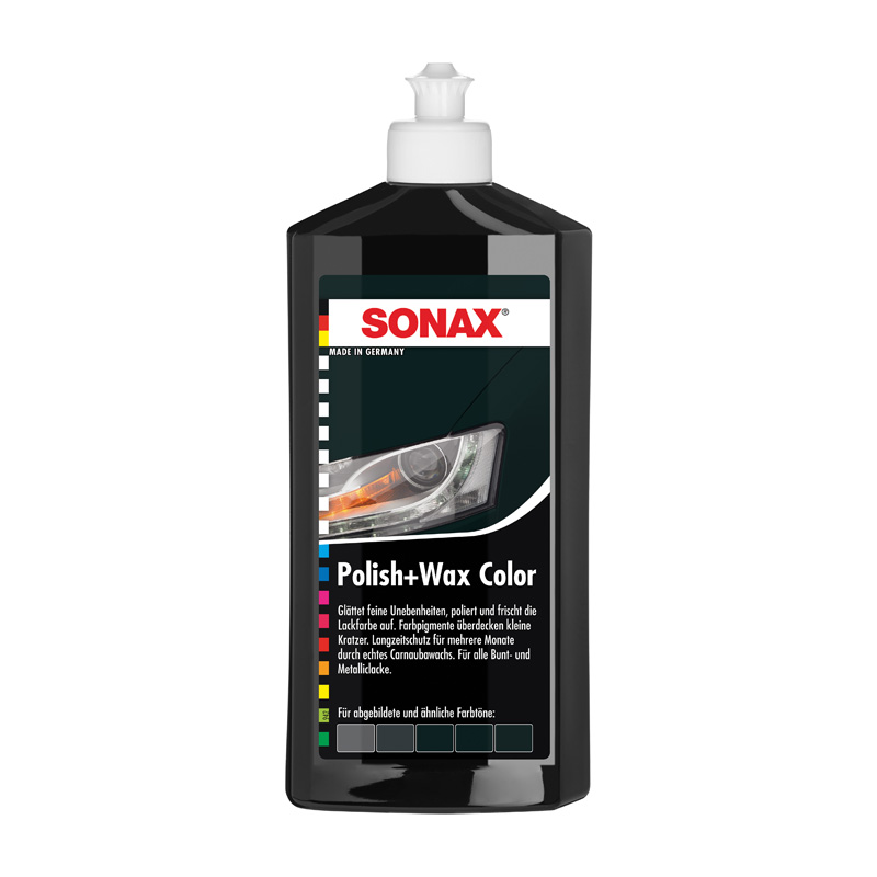 Sonax 296.100 Polish & Wax Zwart 500 ml