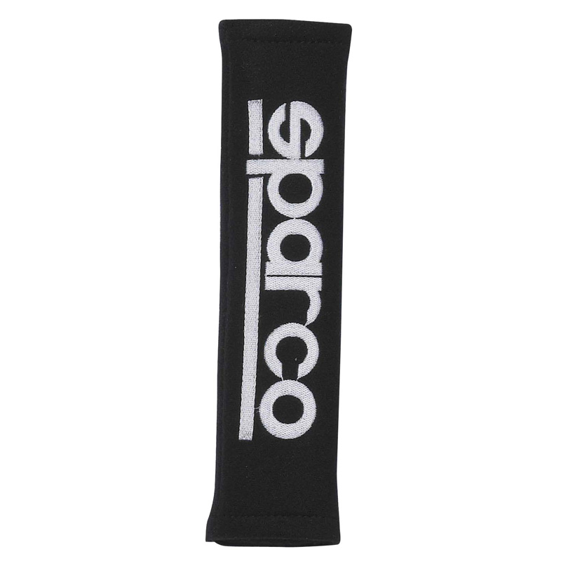 Sparco Set Gordelhoezen - Geborduurd logo - Zwart