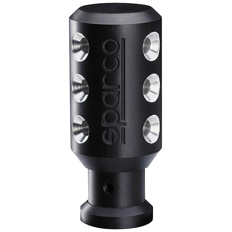 Sparco Pookknop 'Piuma' - Zwart/Aluminium