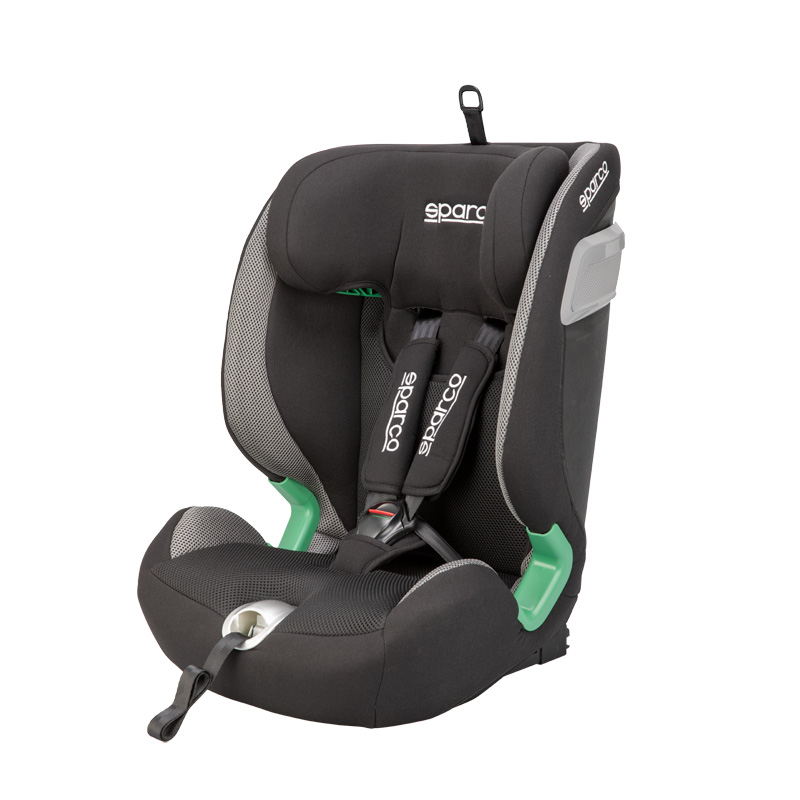 Sparco kinderstoel SK5000I (Isofix) Zwart/Grijs i-Size 76-150cm (ECE-R129/03)