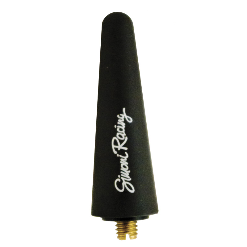 Simoni Racing Rubber Antenne 'Fun' - Zwart - Lengte 5cm