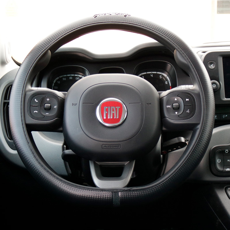 Simoni Racing Stuurwielhoes Carbon-Look - 37-39cm - Zwart