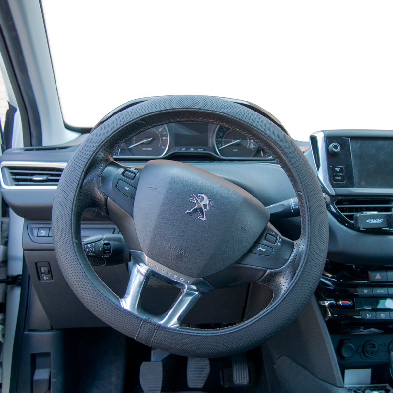 Simoni Racing Stuurwielhoes Soft Skin Small (elastisch) - 35-37cm - Zwart