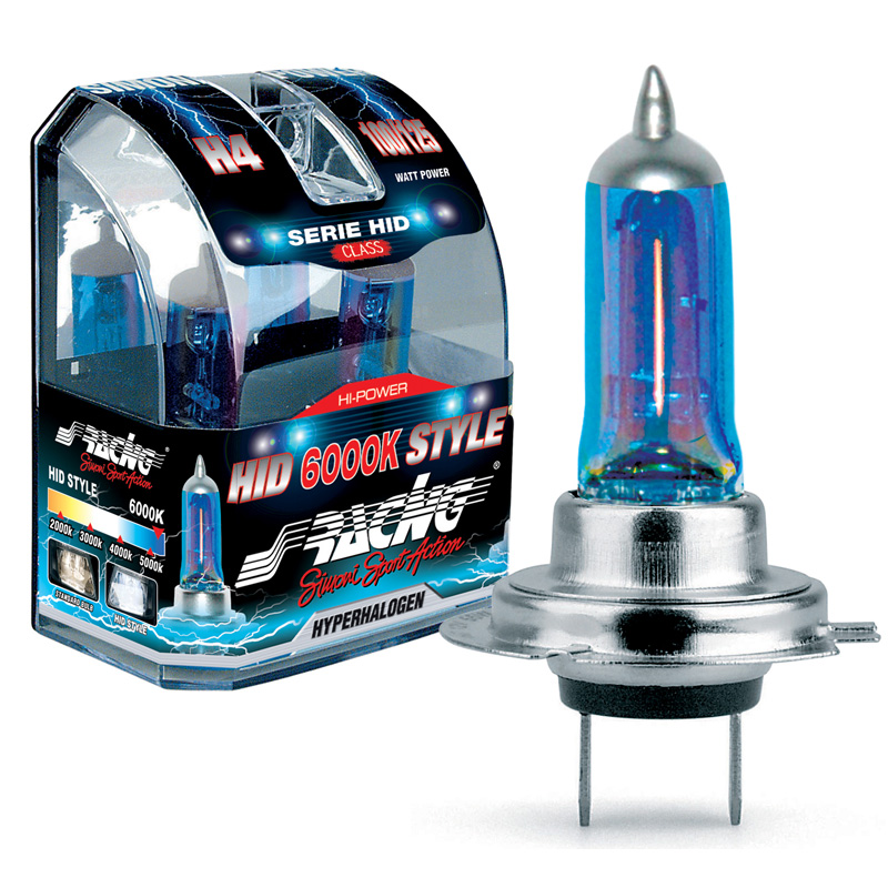 Simoni Racing Halogeen Lampen 'HID Style' H11 (6000K) Hyperwhite 12V/55W, set à 2 stuks ECE-R37