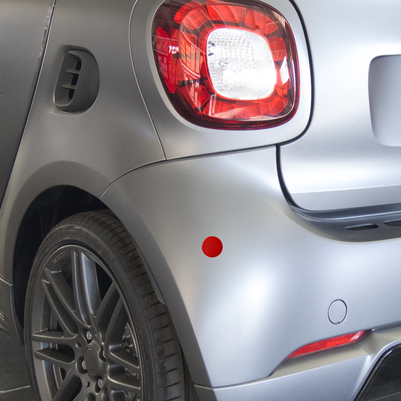 Simoni Racing Stickerset 'Reflective' - Rood - Set à 4 stuks