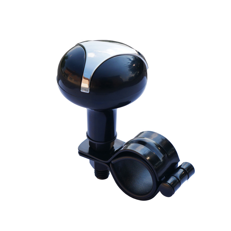 Simoni Racing Stuurwielknop Spinner 1 - Zwart/Chroom ABS