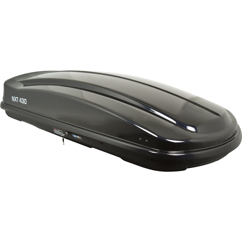 Twinny Load Dakbox NXT 430 Liter Glanzend-Zwart 190x78x38cm (Dubbelzijdig)