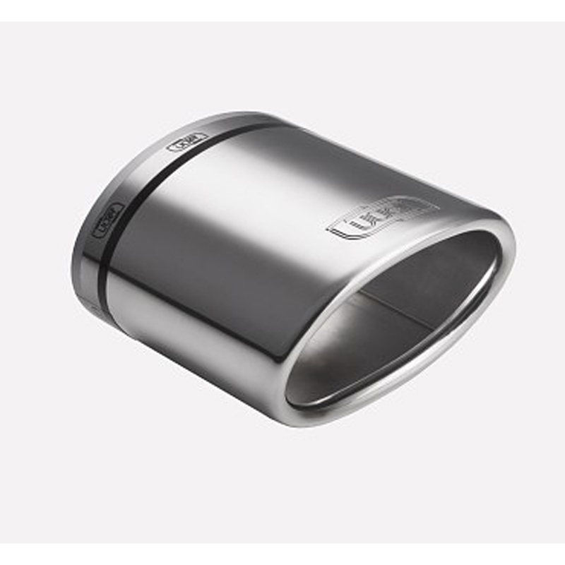 Ulter Sport Uitlaatsierstuk - Ovaal 95x65mm Schuin - Lengte 120mm - Montage 40-55mm - RVS